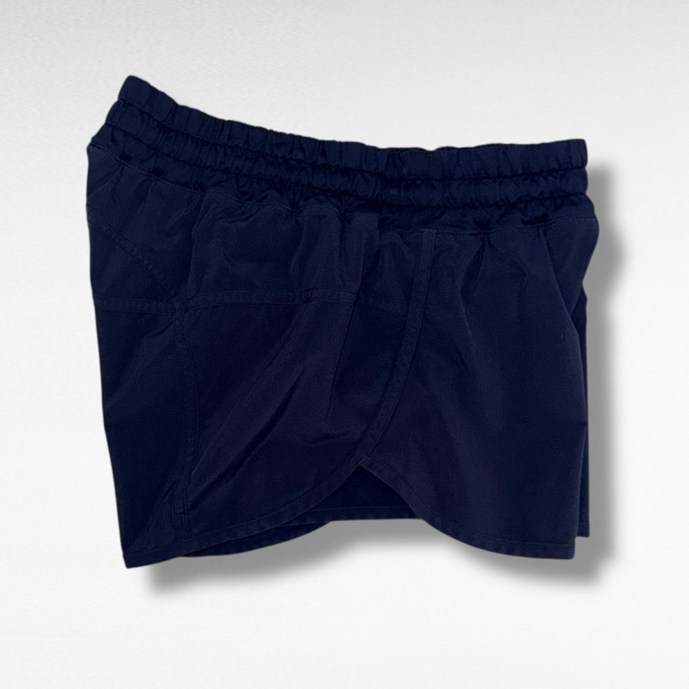 Lululemon women’s Speed Up Short 2.5” Navy Size 4 •Swift Fabric • Zipper Pocket - Picture 5 of 9